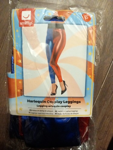 Harlequin red blue cosplay - blue,