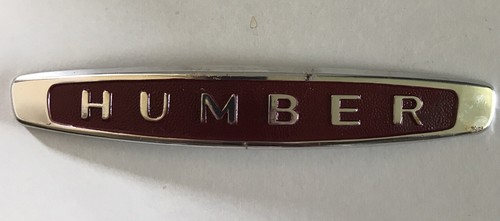 Humber bonnet grille - humber, badge