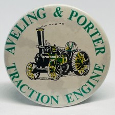 Aveling & Porter Traction Engine Vintage Lapel Pin Badge British Manufacturor