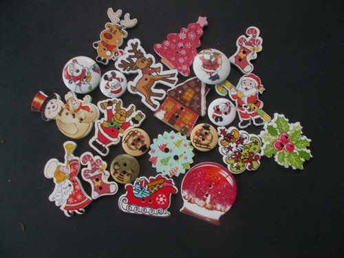 Assorted christmas wooden - 20,