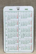 ROLEX CALENDAR 1984 1985 Explorer for FULL SET Submariner 1680 5513 16800 OEM