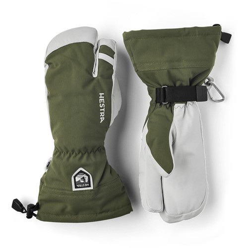 Hestra army leather heli ski - army,