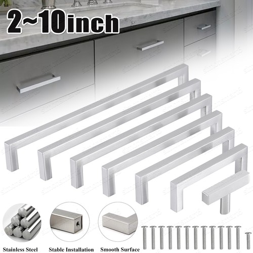 Brushed nickel square kitchen - brushed,