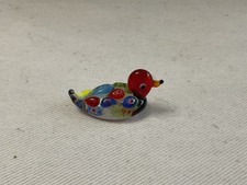 Murano Glass,Millefiori Glass Duck Bird Figure,Duck  Bird Ornament