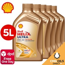 SHELL HELIX   0w30 C3/SP  *BMW LL04 * 5L * GENUINE BMW ENGINE OIL *WAS 0W30 ECT*