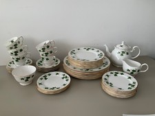 Colclough Ivy Leaf Dinner/Tea Set Fine Bone China 