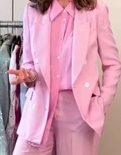 Zara Pink Double Breasted