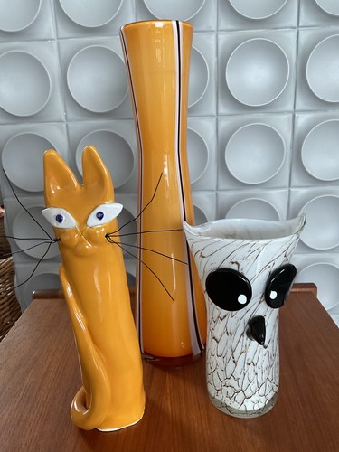 Mid century tall vase - mid,