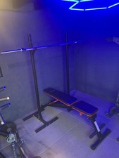 Adjustable Barbell Rack Squat Stand Pair