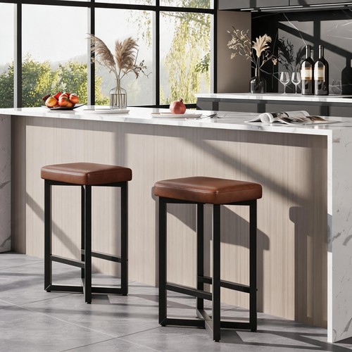 Bar stools set pu - bar,