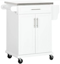 Wooden kitchen island - island, on