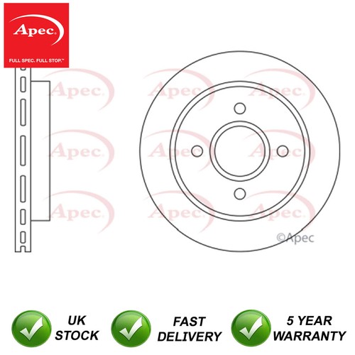 Brake disc front rear apec - front,
