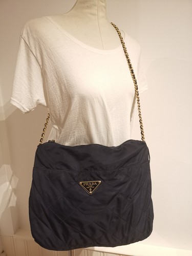 Prada vintage blue nylon chain - vintage,