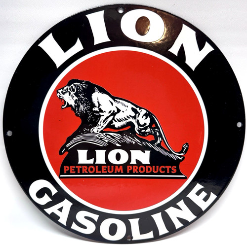 Vintage lion gasoline - vintage,