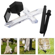 Grave Site Lighted Cross Solar