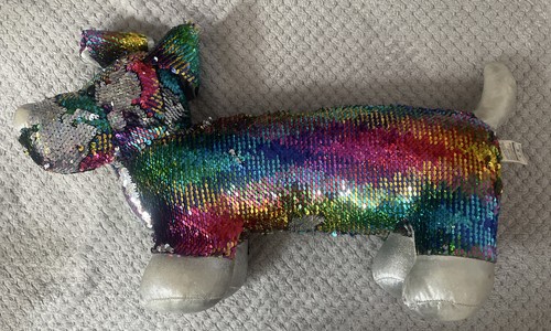 Sequin flip sausage dog - sausage, puppy