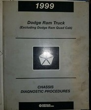 1999 Dodge Ram Pickup Truck Shop Service Manual Chassis Supplement DIAGNOSTIC 