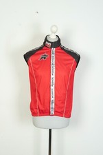 Mens ASSOS Vintage Airblock Cycling Vest Gilet Red Size S