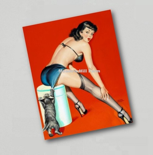 Fridge magnet pin - fridge, girl