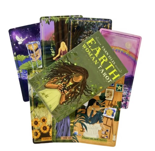 Earth woman tarot card set - woman,