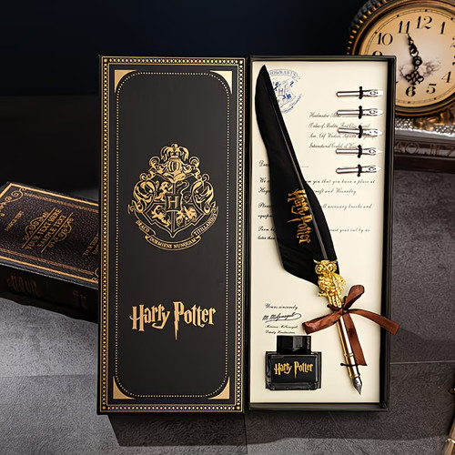 Harry potter black quill - black,