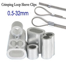 Wire Rope Ferrules Clamp Sleeves Crimping Aluminium For Wire Rope 1mm-20mm