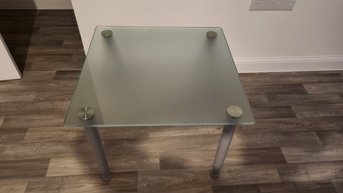 Coffee table with glass top - with, a