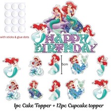 Mermaid cake topper - mermaid, decoration