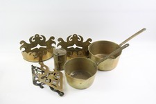 Vintage Brass Ware Inc Saucepans Assorted Wall Pocket 6093g