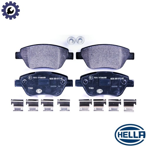 Brake pad set disc - pad, 8db