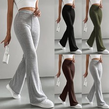 UK Womens Ribbed Stretch High