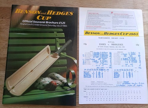 Benson hedges cricket final - benson,