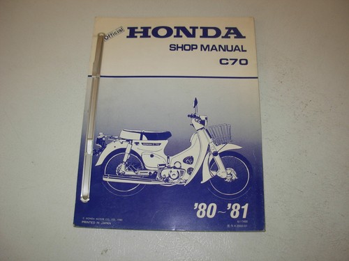 Honda 1980 1981 c70 - honda,