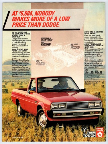 1984 dodge ram tough pickup - ram,