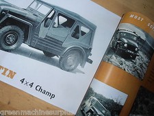 Austin Champ. 4x4. Sales