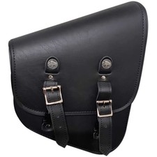 Pannier Bag Motorcycle Leather Saddle bags Universal Motorbike Luggage Tool Bag