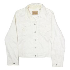 LEVI'S Womens White Cotton