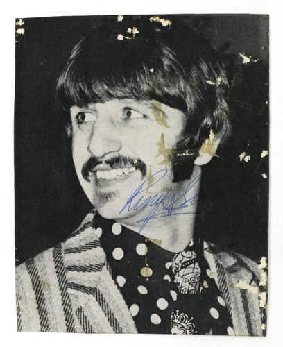 Ringo starr signed - ringo, beatles