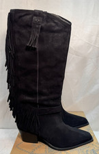 Free People Suede Cowboy Boots