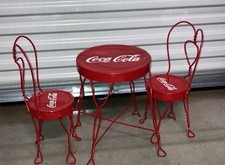 Vintage Red Metal Coca Cola