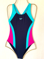 Girls navy mix speedo - girls, racing