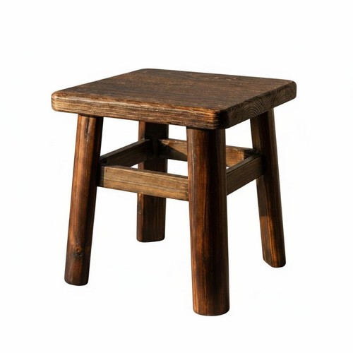 Square wooden tea table - square,