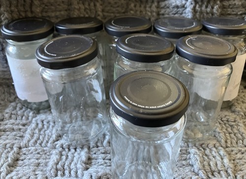 Empty resealable glass jars - empty,
