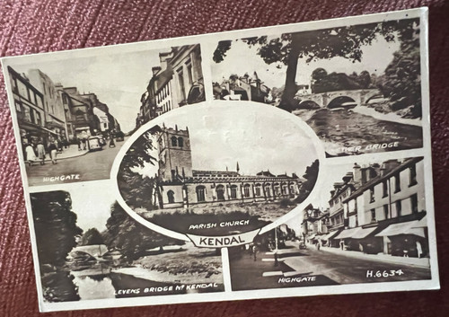 Vintage postcard kendal - vintage,