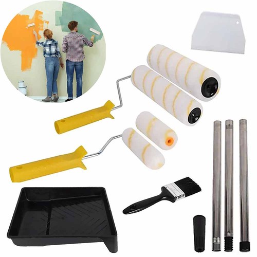 12pcs paint roller - paint, tray