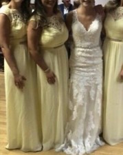 Lipsy Yellow Maxi Dress Size