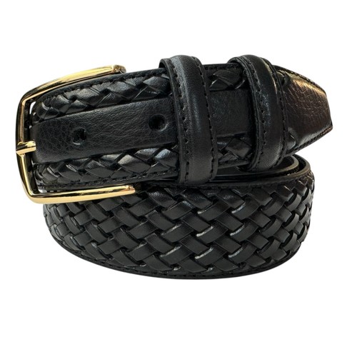 Mens italian calf leather belt - italian,
