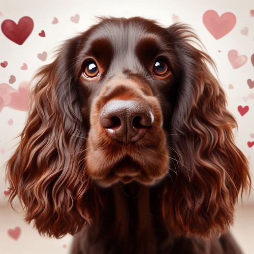 Luxury brown cocker - cocker, spaniel