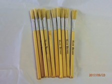 Flat Tip Hog Bristle Glue