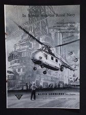 Original 1957 Advert Alvis